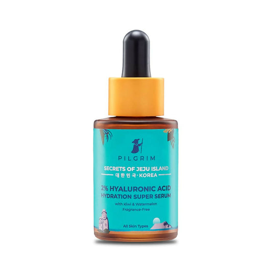Pilgrim 2% Hyaluronic Acid Hydration Super Serum With Kiwi & Watermelon Extracts For Hydrated Skin - Korean Skin Care