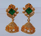 AD Emerald Designer Jhumkas
