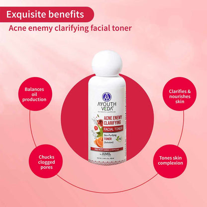 Ayouthveda Anti Acne CTM Regimen Combo