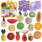 The Small Wonderland Pretend Play Fruits- 18-Piece Pretend Play Fruits Set