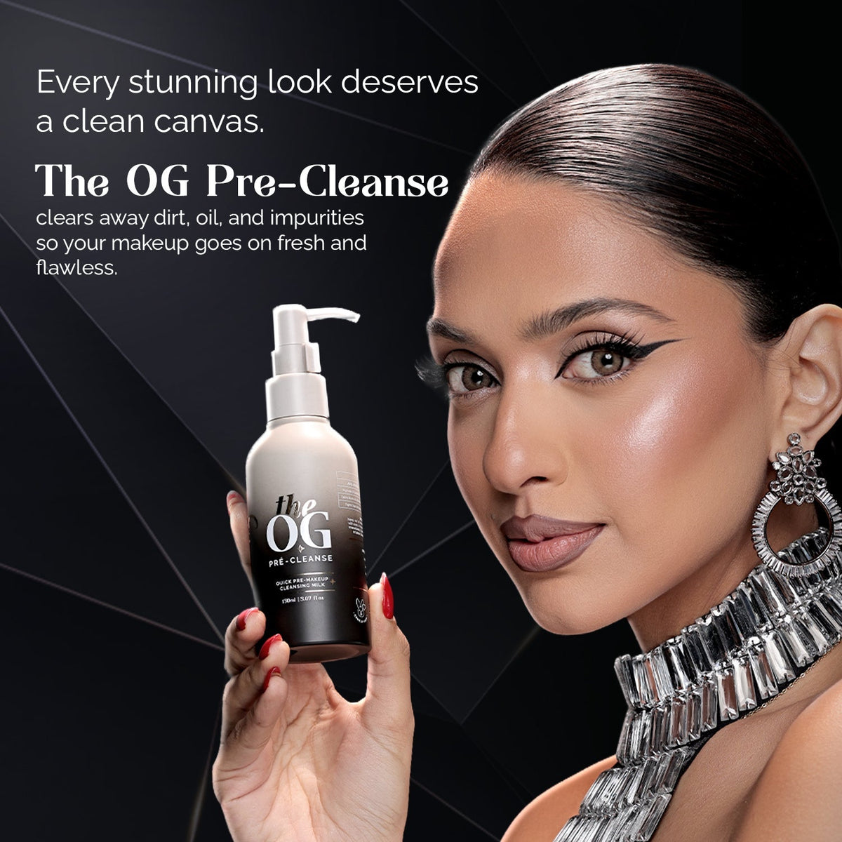 Aflairza The OG Pre-Makeup Cleansing Milk With Jojoba & Argan Oil for Gentle Daily Cleanser & Makeup Prep