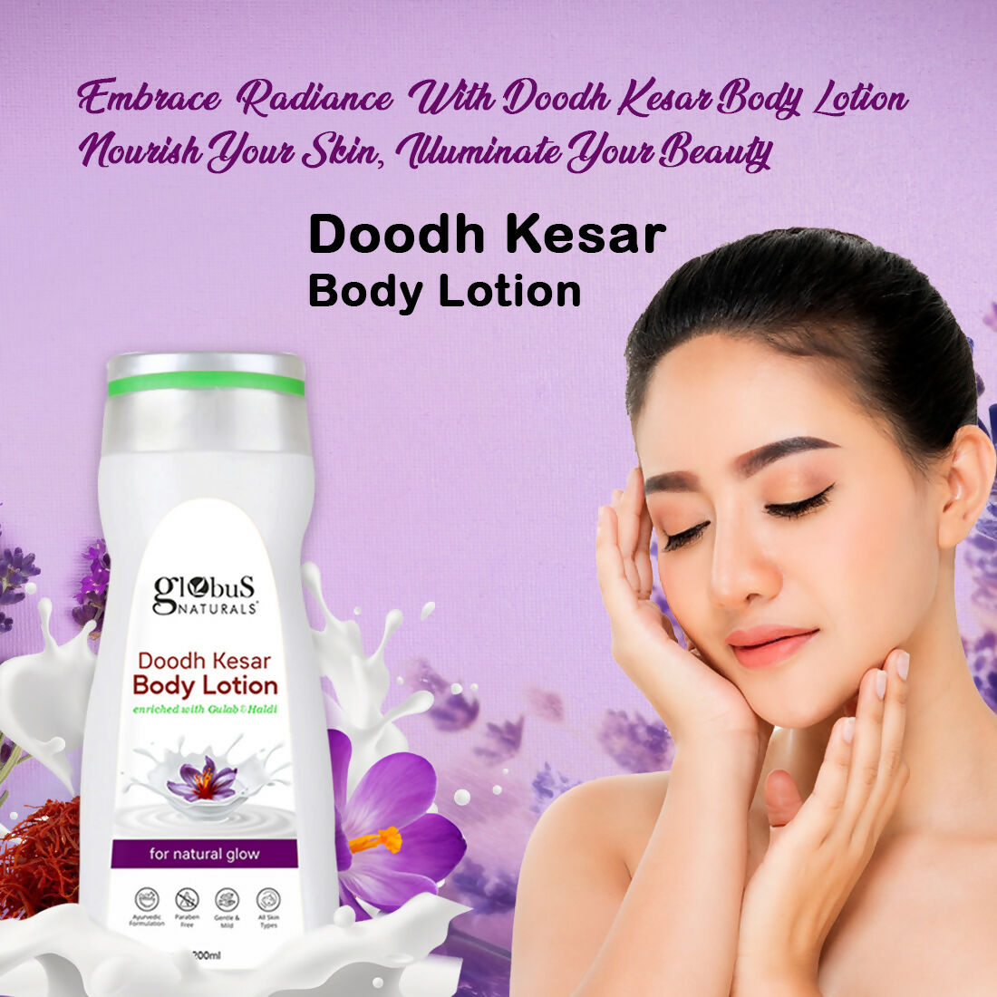 Globus Naturals Doodh Kesar Body Lotion