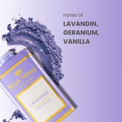 Royal Mirage Lavender Perfumed Talc