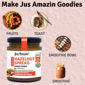 Jus Amazin Hazelnut Spread Crunchy - Choco Mania