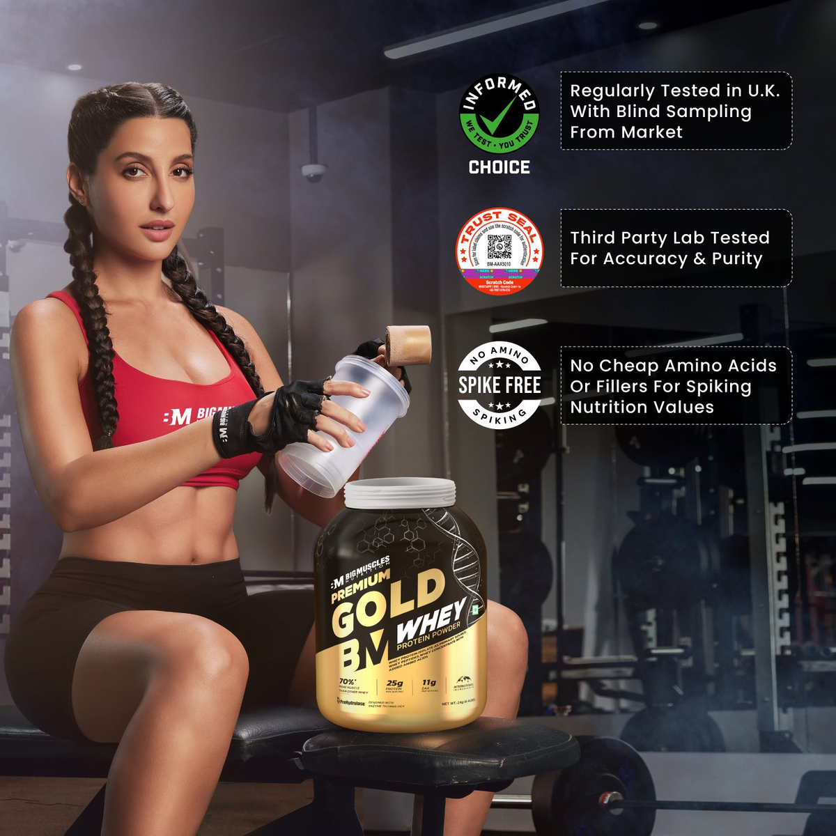 Big Muscles Nutrition Premium Gold Whey Protein