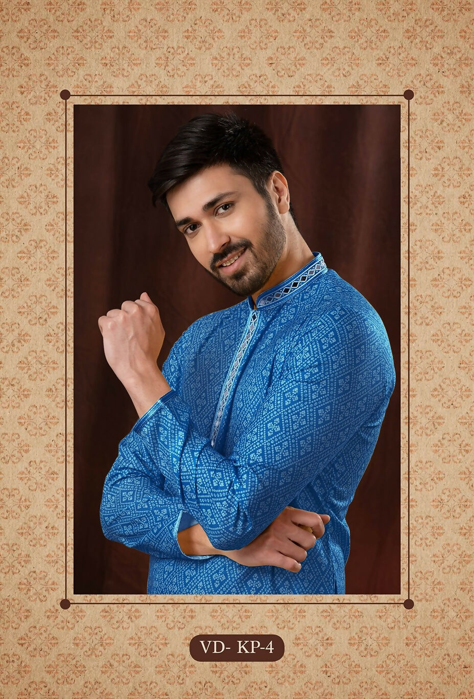 Joban Fashion Blue Art Silk Kurta Pyjama