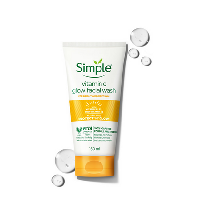 Simple Protect N Glow Vitamin C Glow Facial Wash