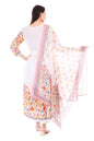 Jaitra Apparels Off White Embroidered Pure Cotton Kurta Set With Dupatta