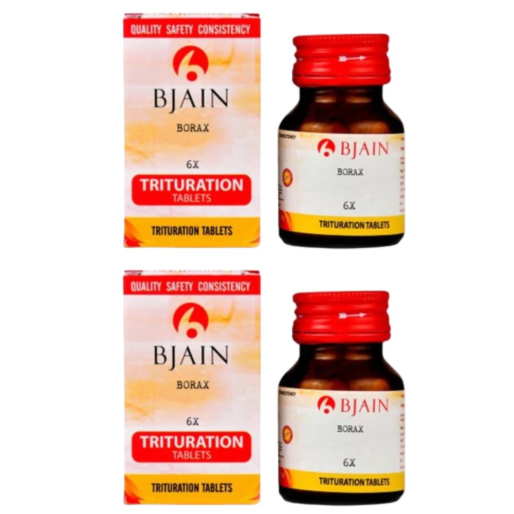 Bjain Homeopathy Borax Trituration Tablets