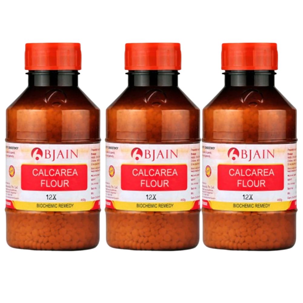 Bjain Homeopathy Calcarea Fluorica (Flour) Biochemic Tablet
