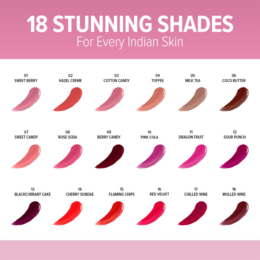 Mila Beaute 12 Hr Non-Transfer Locked-In Liquid Lipstick - Cherry Sundae