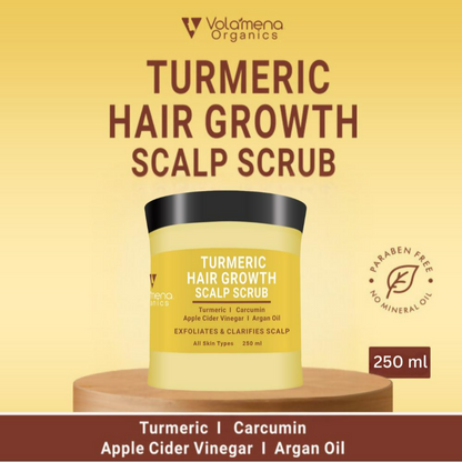 Volamena Organics Turmeric Hair Growth Scalp Scrub