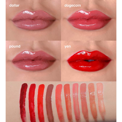 Rude Cosmetics High Gloss Profit Lip Lacquer - Pound