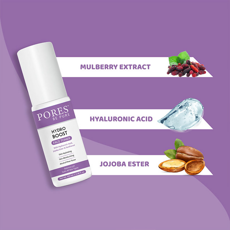Pores Be Pure Hydro Boost Face Toner With Hyaluronic Acid