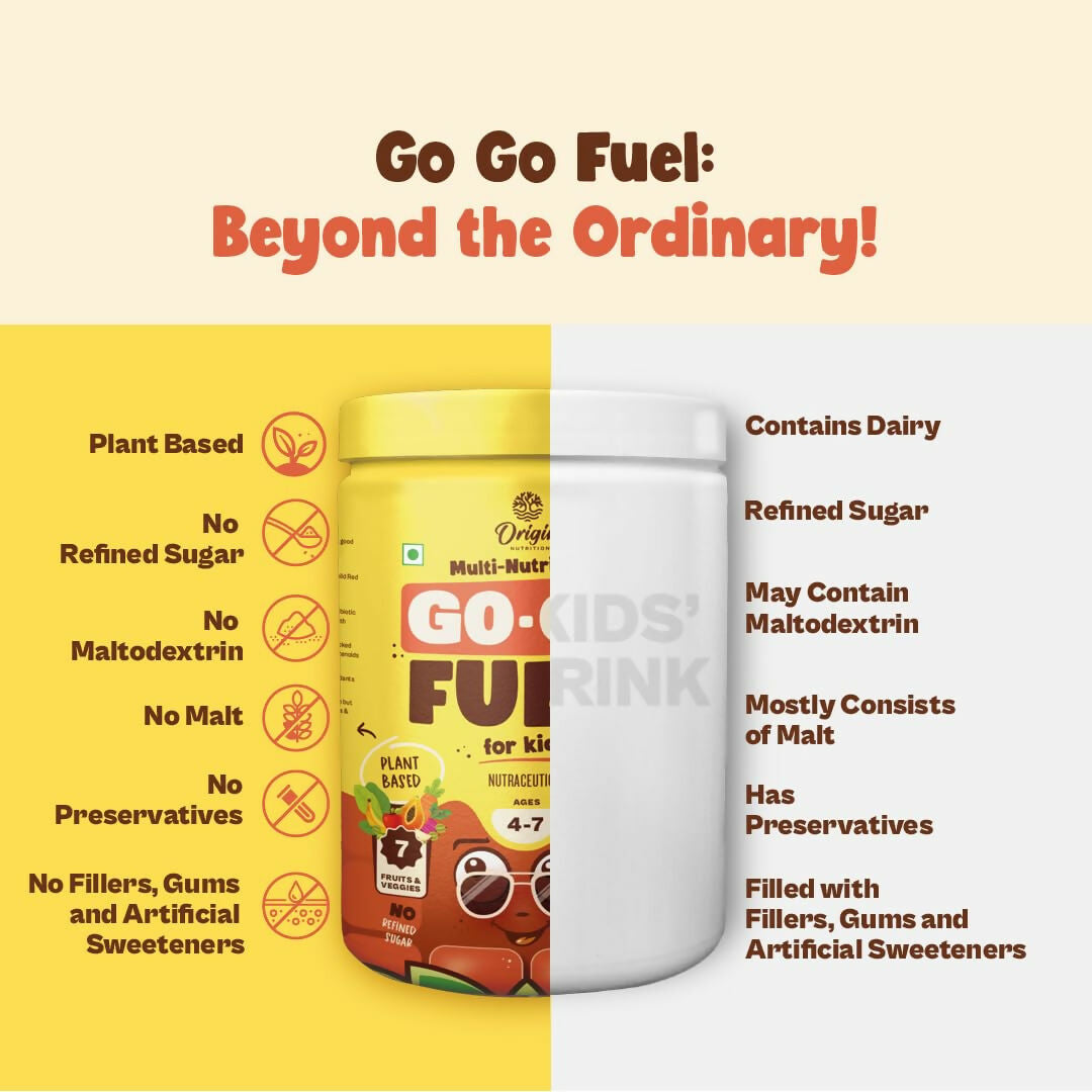 Origin Nutrition Multi Nutritional Go Go Fuel Health Drink For Kids, Ages 4-7 Yrs