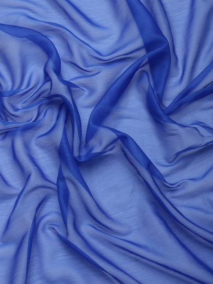 Ahalyaa Women's Traditional Semi Stitch Saree - Blue