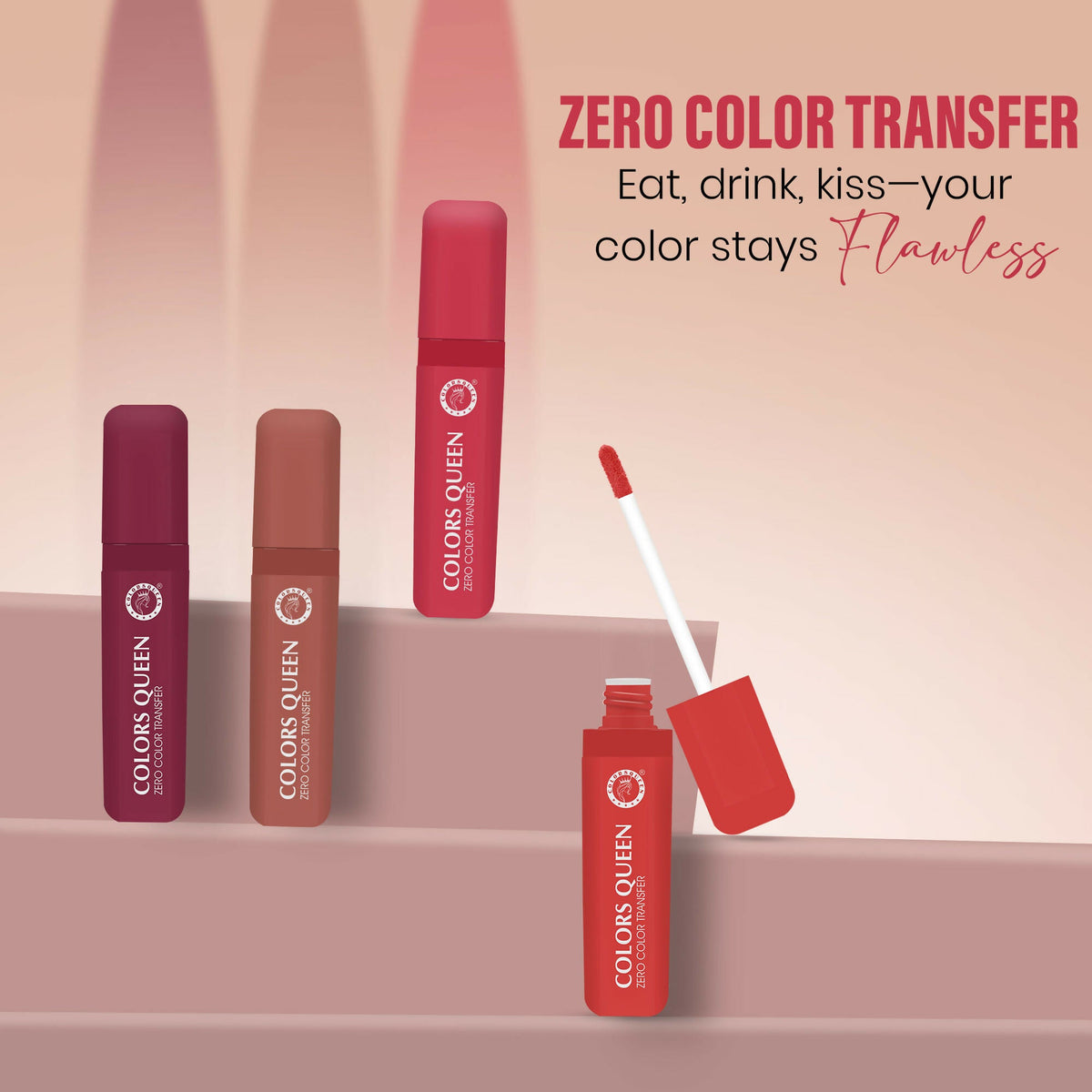 Colors Queen Zero Color Transfer Liquid Lipstick - Fall In Love