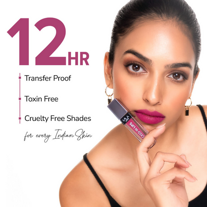 Mila Beaute 12 Hr Non-Transfer Locked-In Liquid Lipstick - Cotton Candy