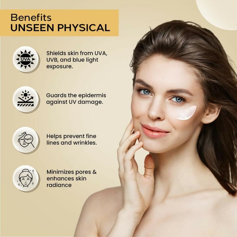 Aveil Unseen Physical Sunscreen SPF 50 PA +++