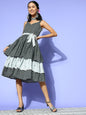 Yufta Black Ethnic Motifs Indie Gal Dress