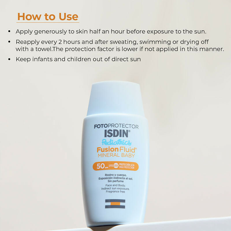 ISDIN Fotoprotector Pediatrics Fusion Fluid Mineral Baby SPF 50