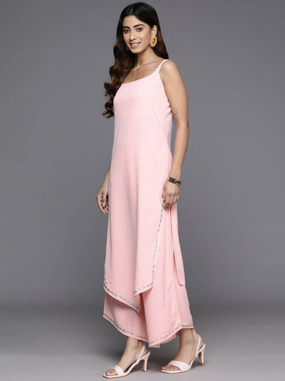 Ahalyaa Women's Traditional wear Kurta Set - Pink