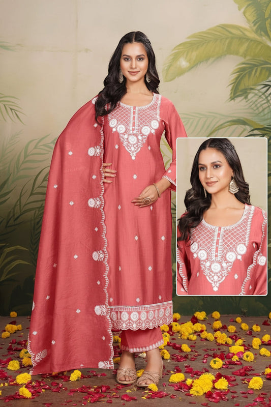 Linen cotton Kurti set