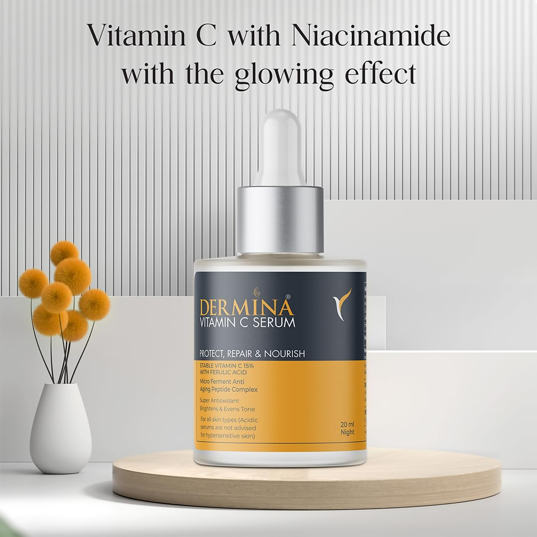 DERMINA Skin-brightening Vit C Serum – Protect, Repair, and Nourish