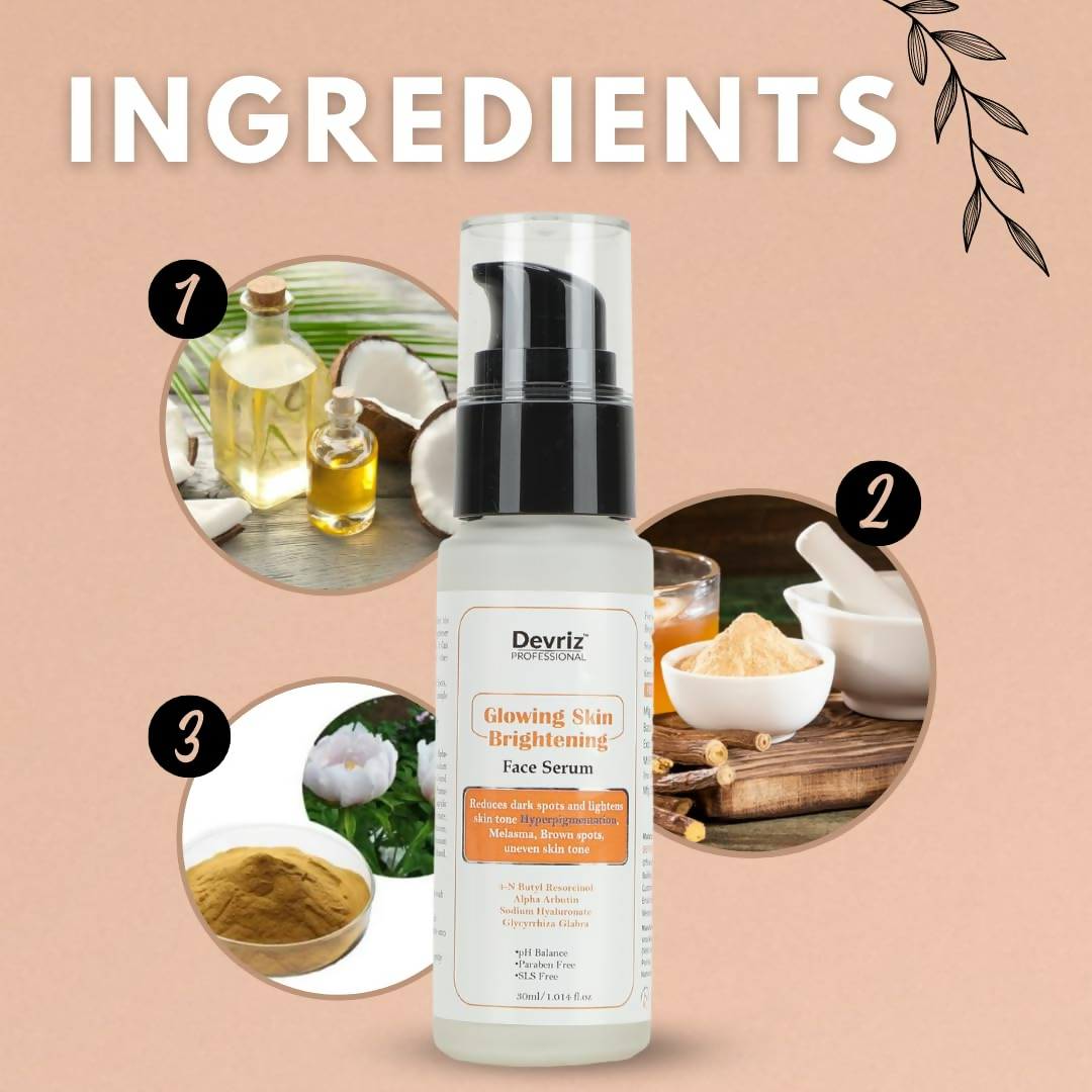 Devriz Professional Day Serum 2% Alpha Arbutin for Pigmentation Acne marks & Dark Spots Removal
