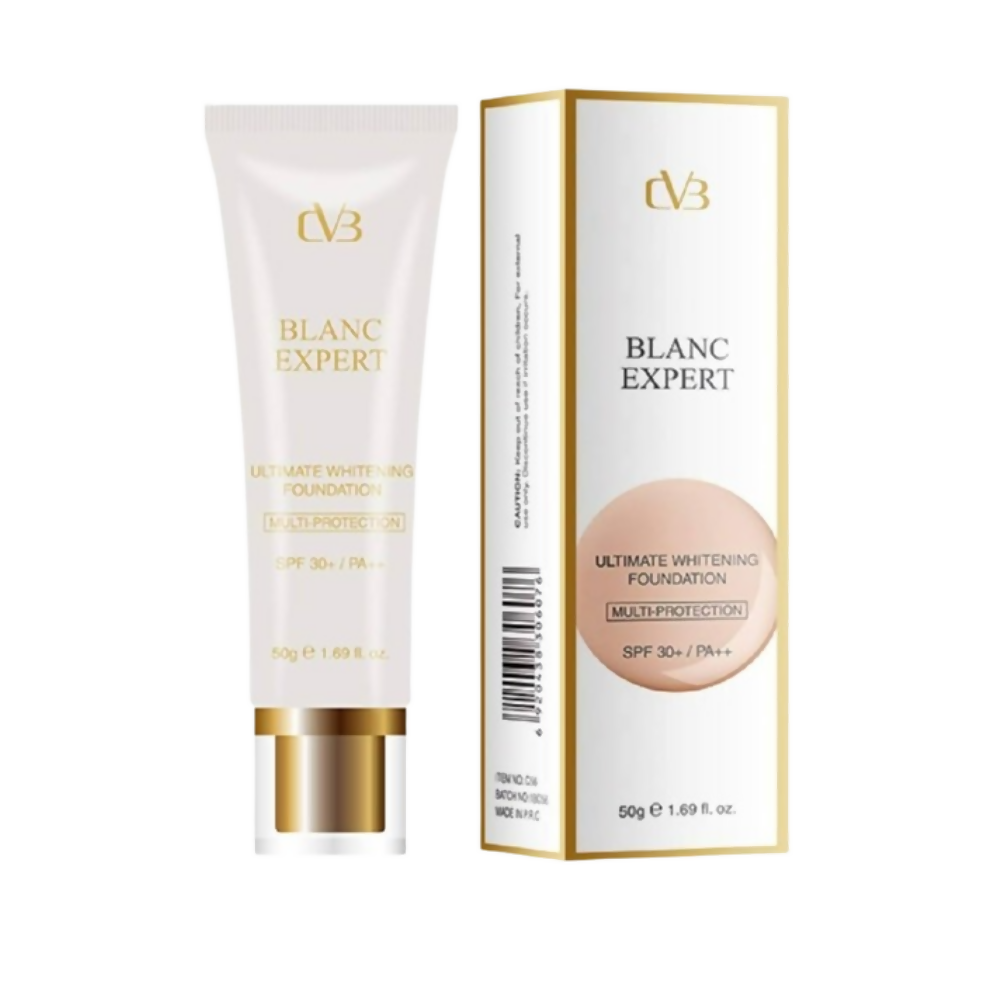 Cvb Blanc Expert Ultimate Whitening Foundation Multi-Protection Spf30+++/Pa+++White Lvory