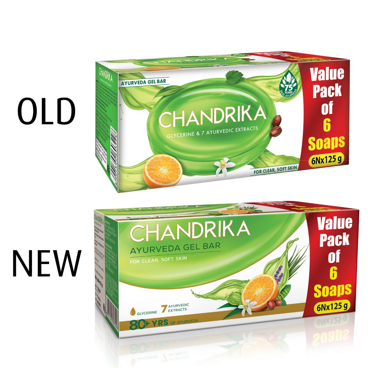 Chandrika Ayurvedic Glycerine Ayurveda Gel Bar