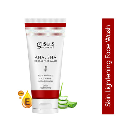 Globus Naturals AHA BHA Herbal Face Wash