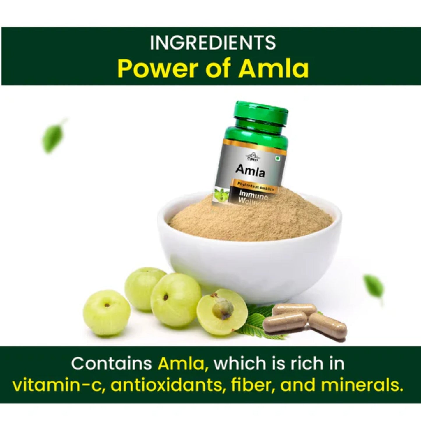 Cipzer Amla Immune Wellness Capsules