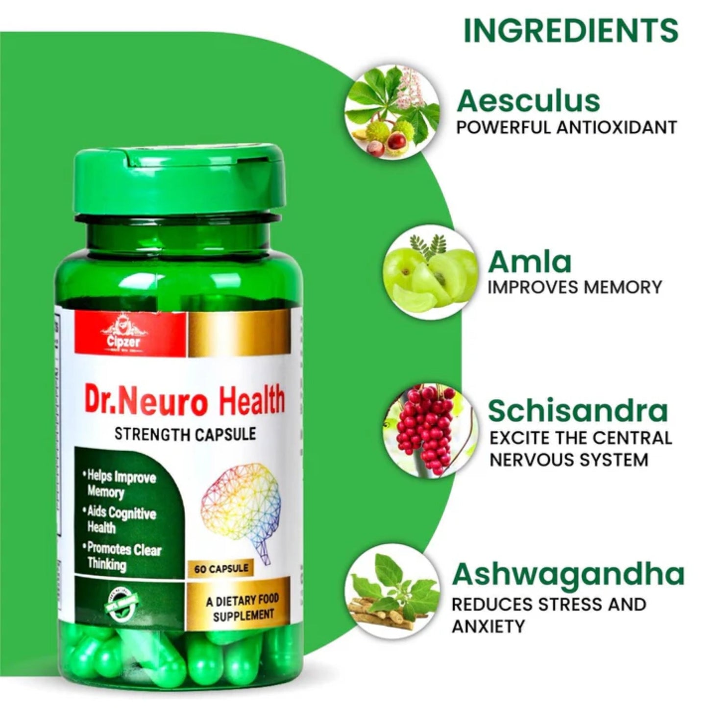 Cipzer Dr. Neuro Health Capsules