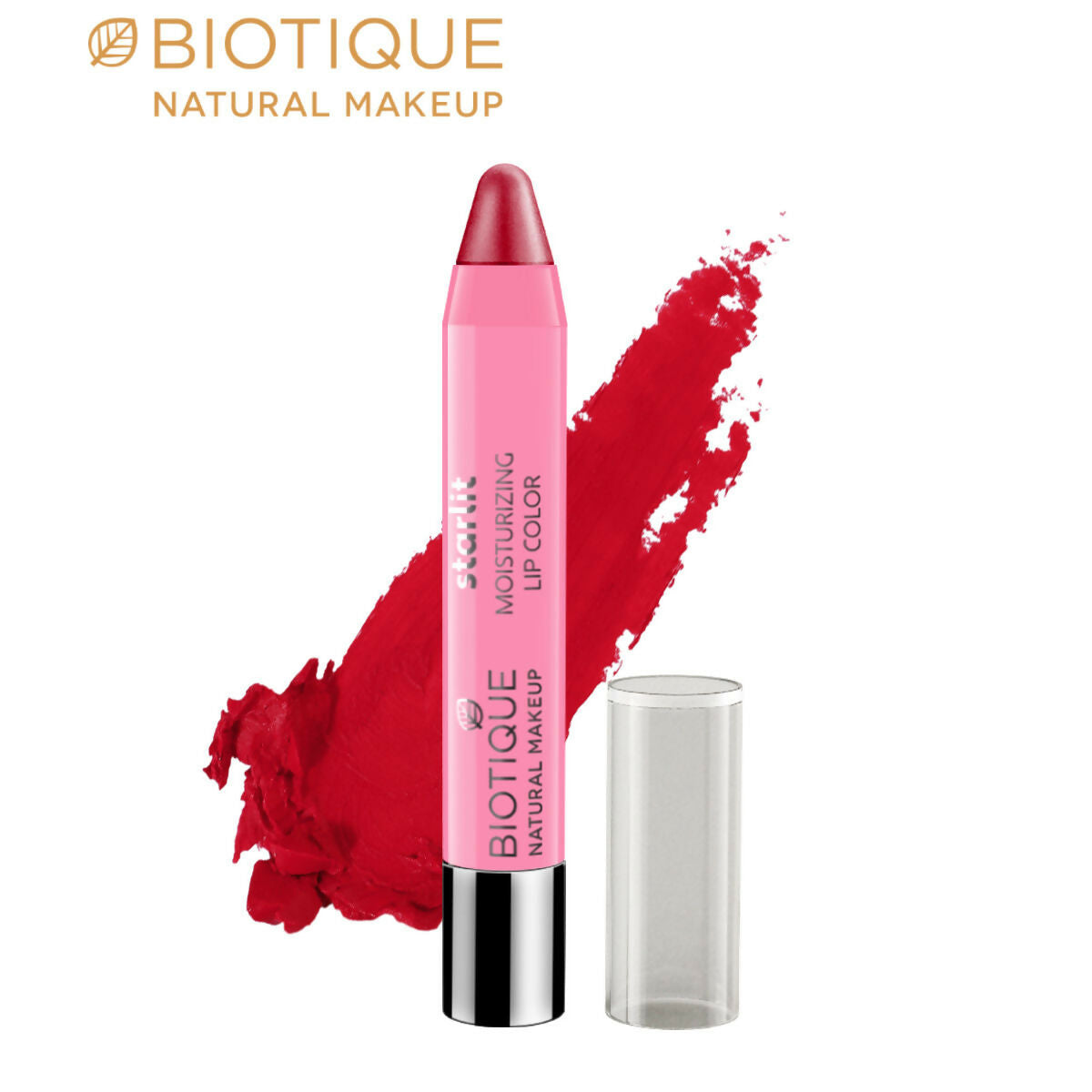 Biotique Starlit Moisturising Lipstick - Crimson Pop