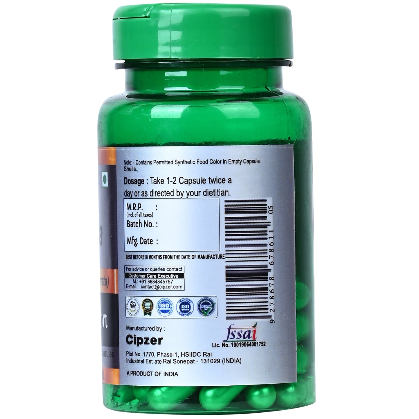 Cipzer Fenugreek Capsules
