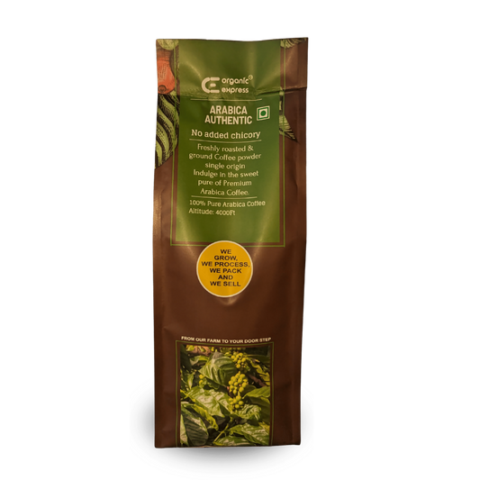Organic Express Arabica Authentic Filter Coffee Powder - No Chicory