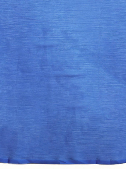 Ahalyaa Women's Traditional wear Saree - Blue