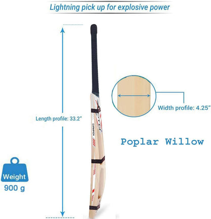 Gtn Next Soft Tennis Cricket Bat (Size 5)