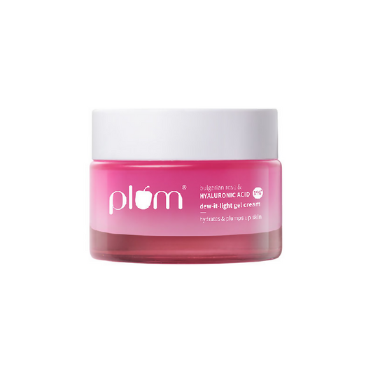 Plum Bulgarian Rose And 1% Hyaluronic Acid Dew-It-Light Gel Cream