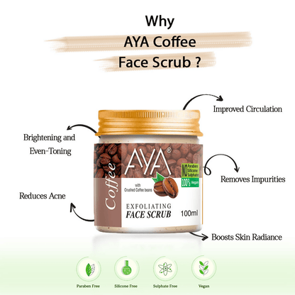 AYA Coffee Exfoliating Face Scrub
