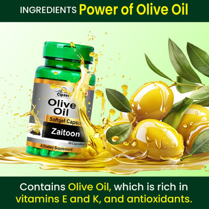 Cipzer Olive Oil Softgel Capsules