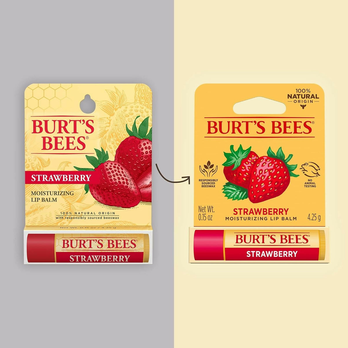 Burt's Bees Moisturizing Lip Balm - Strawberry
