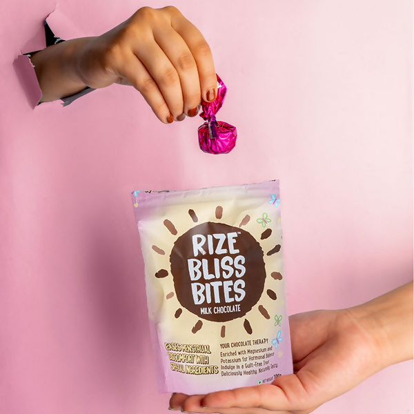 Rize Energy Bar Bliss Bites - Milk Chocolate