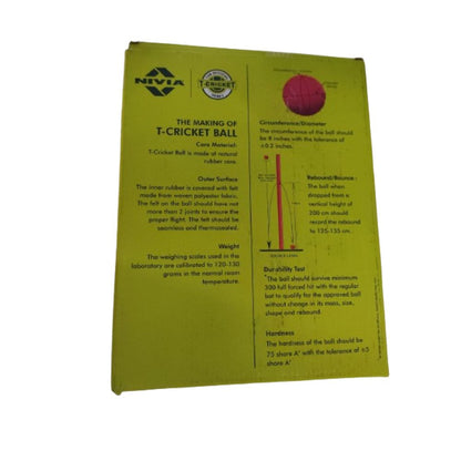 Nivia Rubber Cricket Tennis Ball (Pack Of 12)