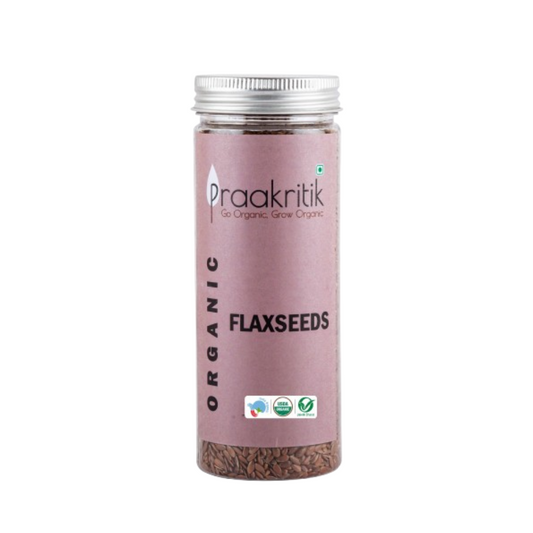 Praakritik Organic Raw Flaxseeds