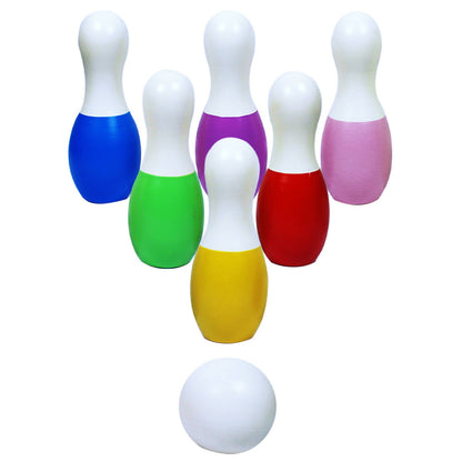 Matoyi Fish Rattle & Color Bowling Pin & Rainbow Stacker & Sheep Teether & Flat Disk Rattle For Kids