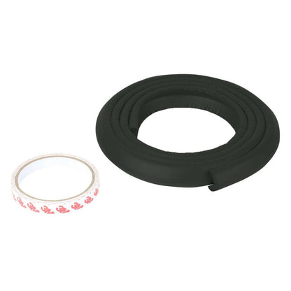 Safe-O-Kid Unique High Density L-Shaped 2 Mtr Long 4 Edge Guard Strips- Black