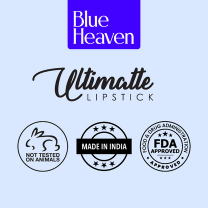 Blue Heaven Ultimatte NonTransfer Long Lasting Lipstick - 04 Red