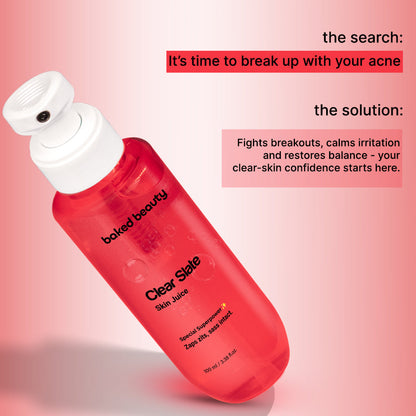 Baked Beauty Clear Slate Skin Juice - Anti Acne Toner
